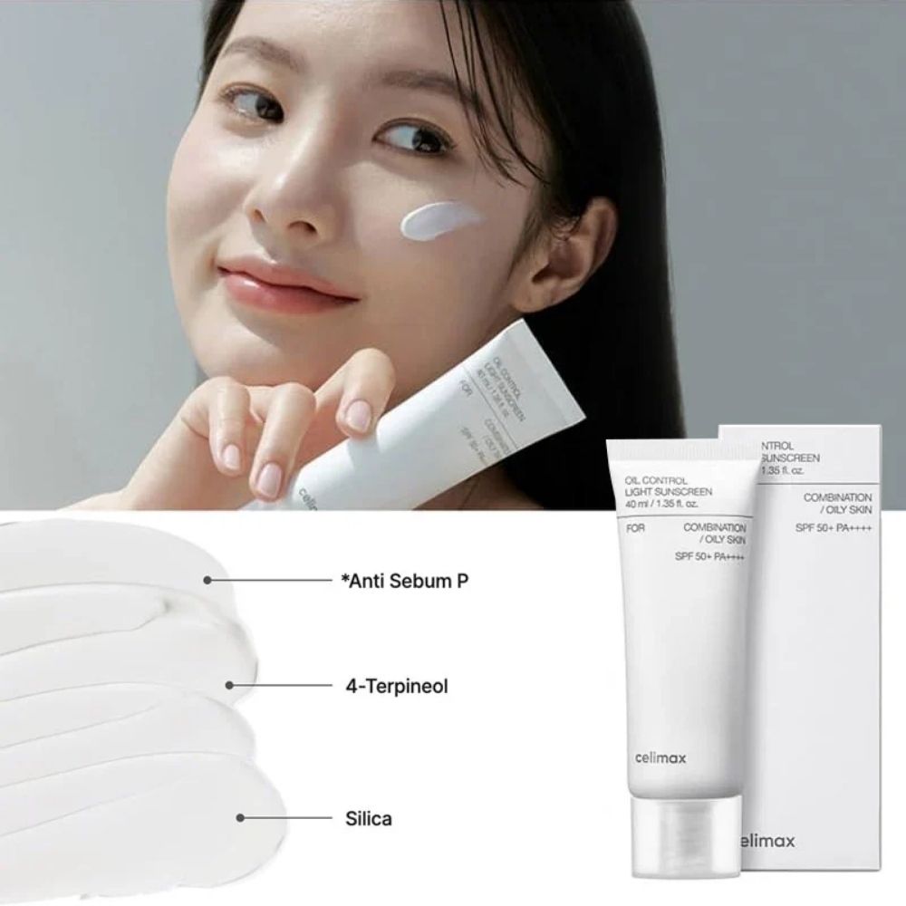 Cremă cu protecție solară pentru controlul sebumului Celimax Oil Control Light Sunscreen