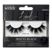 Gene false tip bandă KissUSA Lash Couture Matte Black Collection Matte Silk
