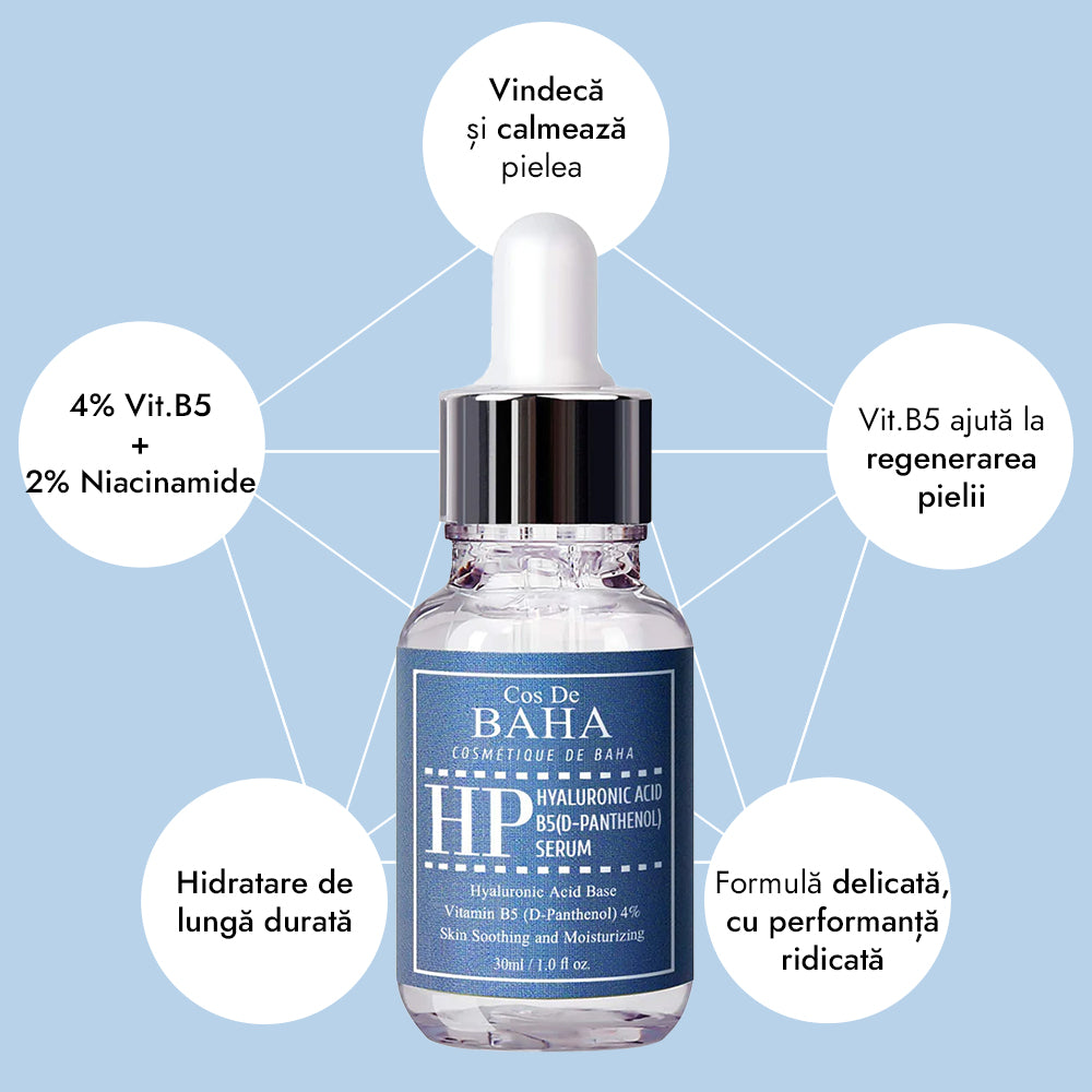 Ser Revitalizant + Hidratant Cos de Baha  Hyaluronic + B5 Serum HP