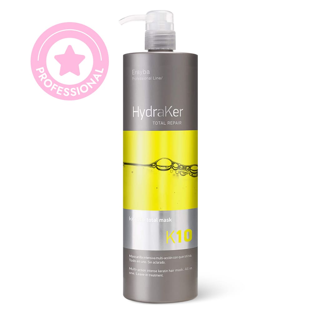 Mască hidratantă pentru păr cu keratină Erayba K10 Hydraker Keratin Total Mask 1000 ml