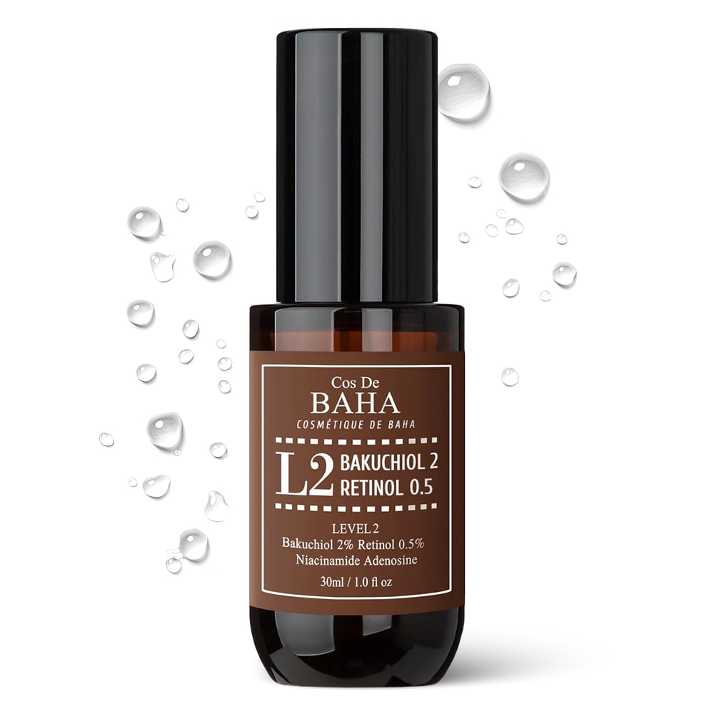 Ser cu Retinol Level 2 - Cos DE BAHA L2 Bakuchiol 2% + Retinol 0.5% Serum 30ml