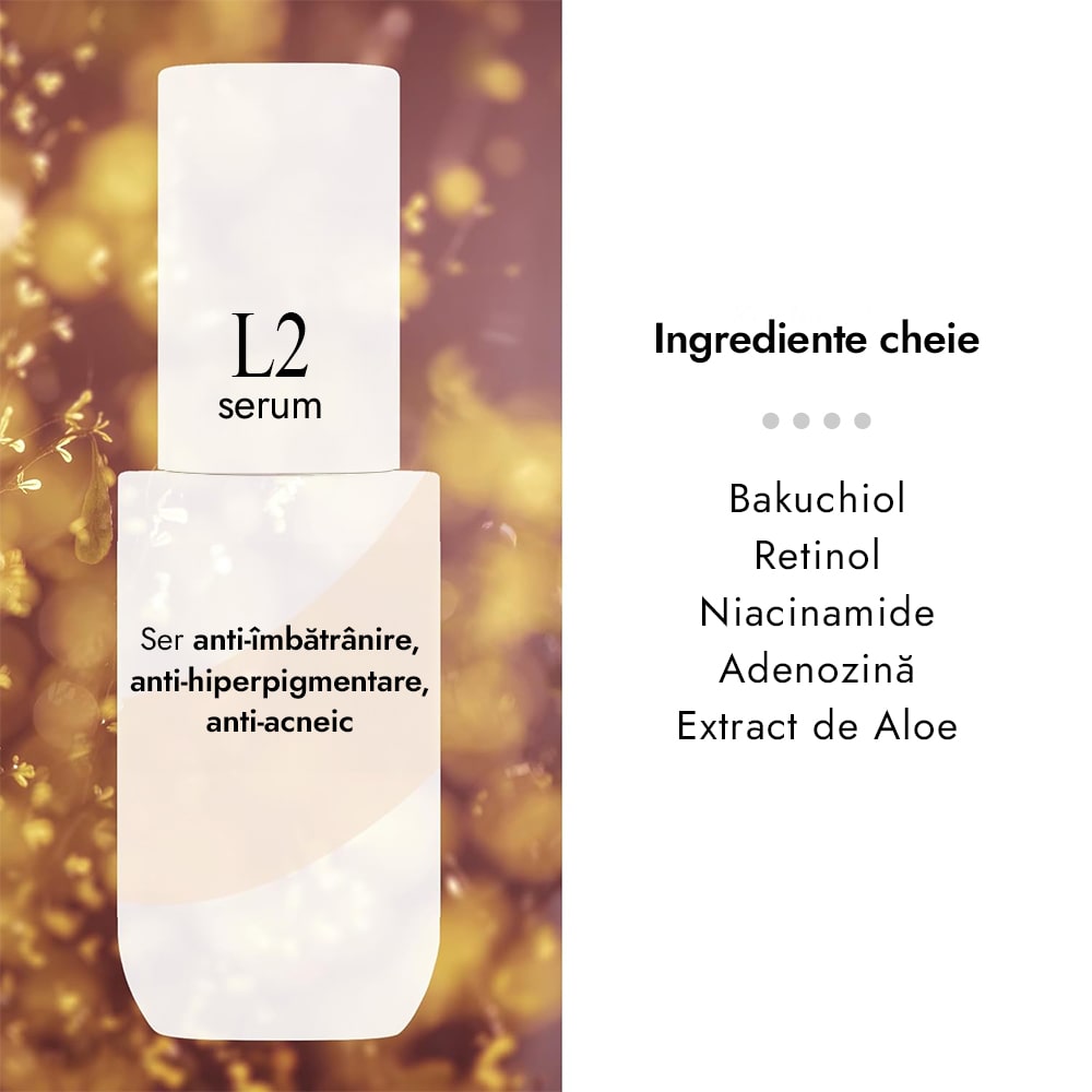 Ser cu Retinol Level 2 - Cos DE BAHA L2 Bakuchiol 2% + Retinol 0.5% Serum 30ml