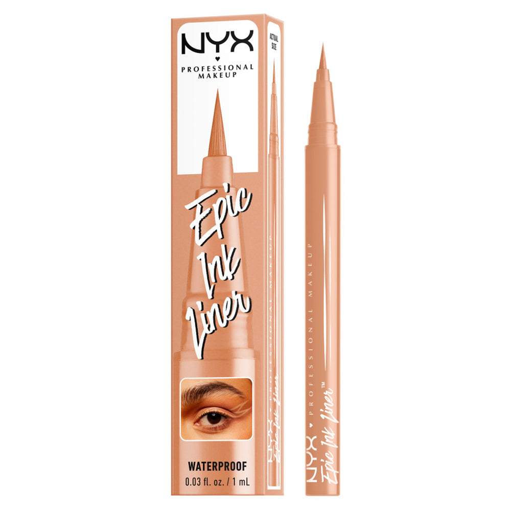 Tus de Ochi Nyx Professional Makeup Epic Ink Waterproof Liner Lil Toasty