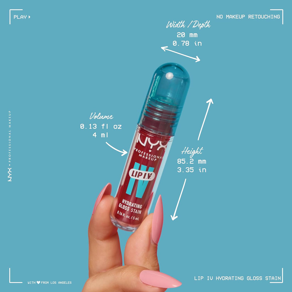 Lip gloss hidratant NYX Professional Makeup Lip IV Hydrating Gloss Stain