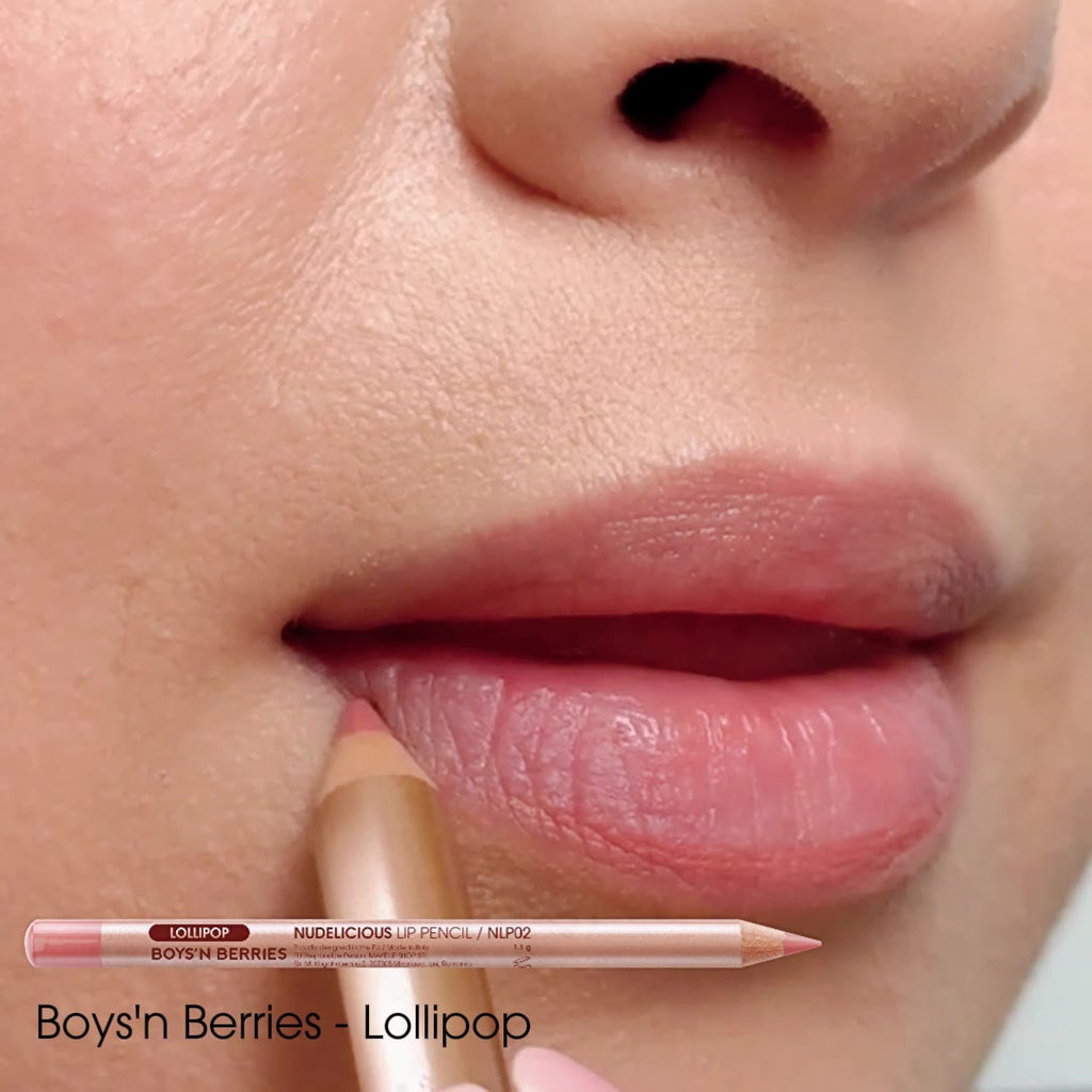Creion Buze Boys`n Berries Nudelicious Lip Pencil Lollipop