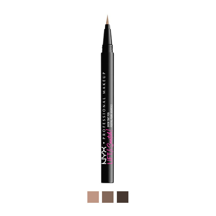 Cariocă pentru sprancene NYX Professional Makeup Lift N Snatch Brow Tint Pen