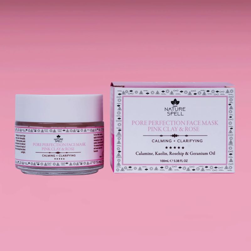 Masca Calmanta Nature Spell Pink Clay and Rose Pore Perfection Face Mask