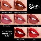 Ruj lichid mat SLEEK MakeUP Matte Me XXL