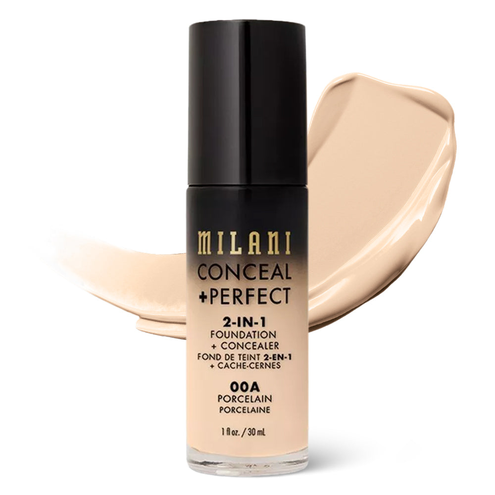 Fond de Ten Milani Conceal + Perfect 2 in 1 Foundation + Concealer Porcelain