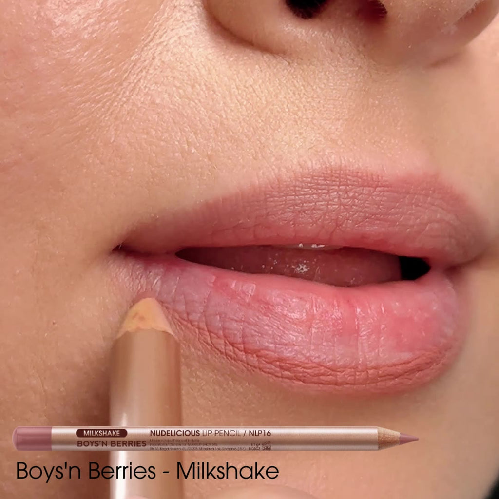 Creion Buze Boys`n Berries Nudelicious Lip Pencil Milkshake