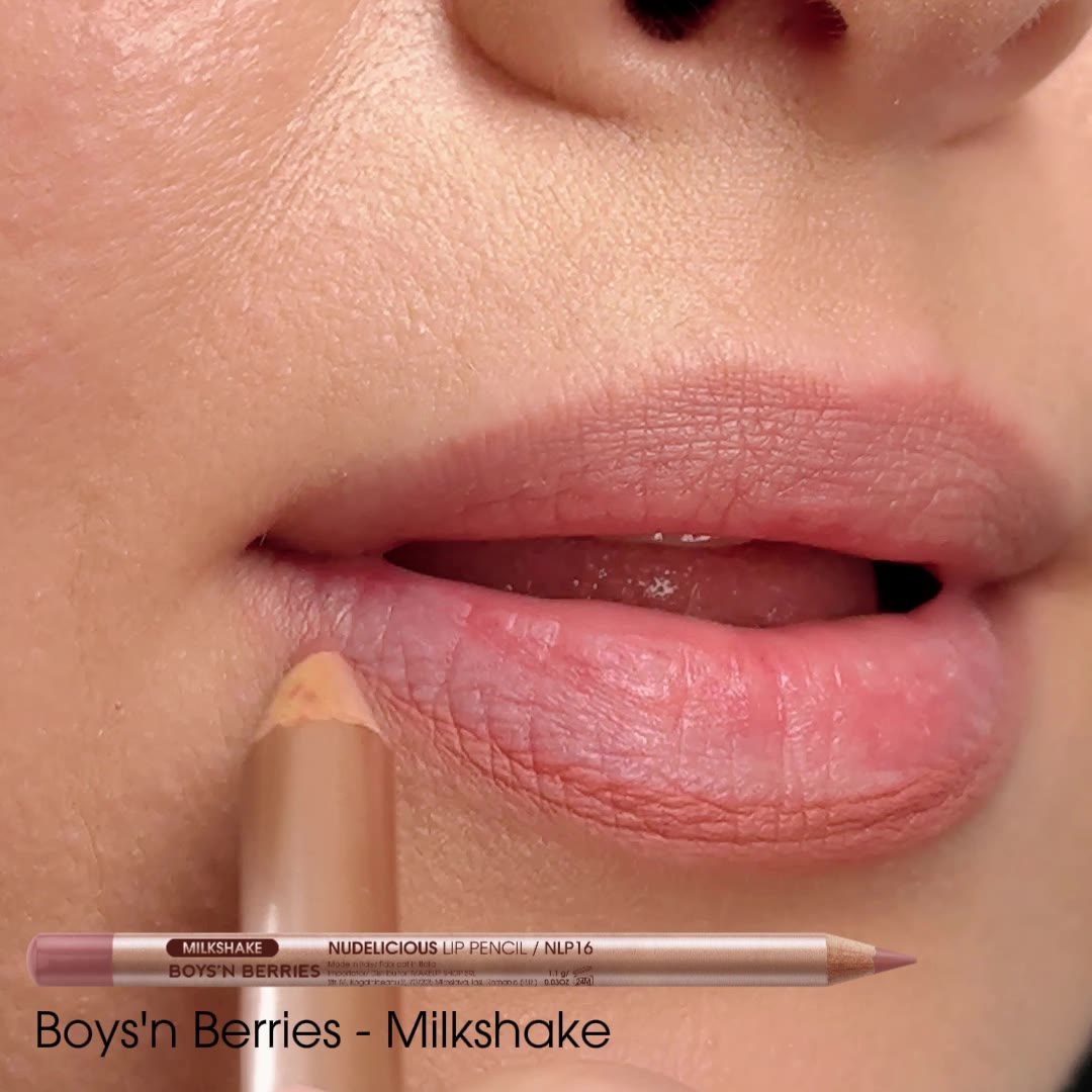 Creion Buze Boys`n Berries Nudelicious Lip Pencil Milkshake