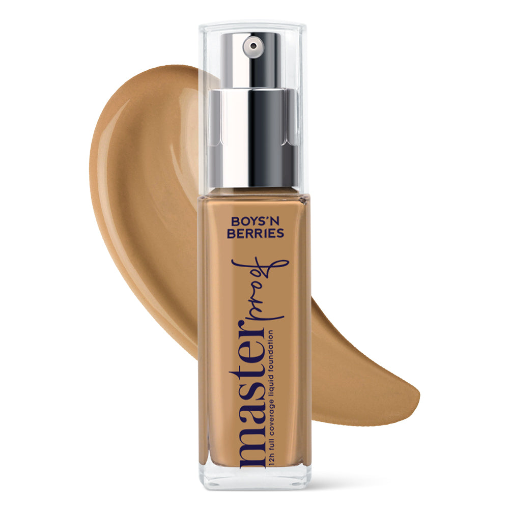 Fond de ten Boys`n Berries MASTERPROOF 12h Liquid Foundation Medium Beige