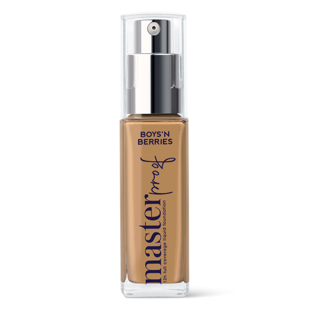 Fond de ten Boys`n Berries MASTERPROOF 12h Liquid Foundation Medium Beige
