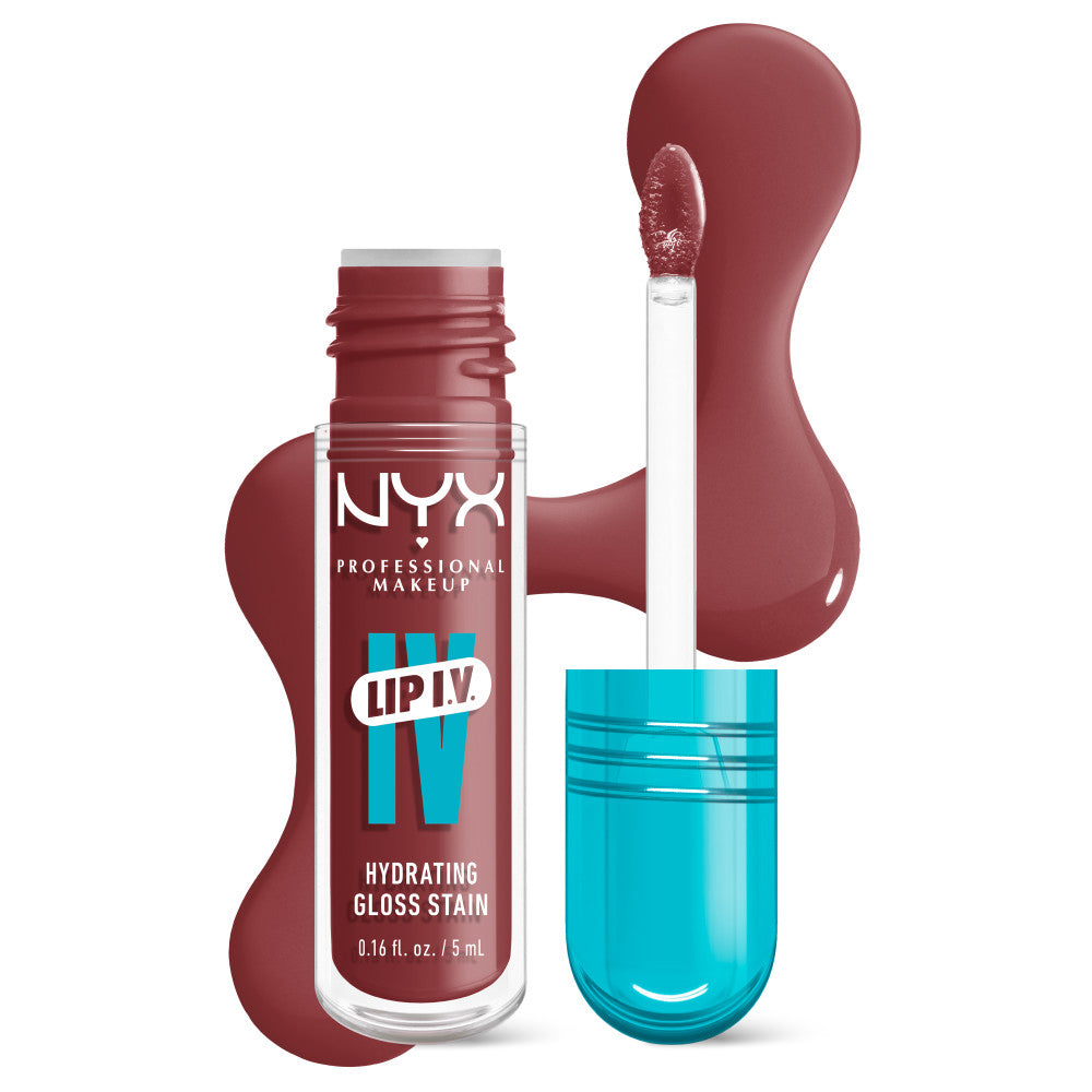 Lip gloss hidratant NYX Professional Makeup Lip IV Hydrating Gloss Stain Hydra Honey