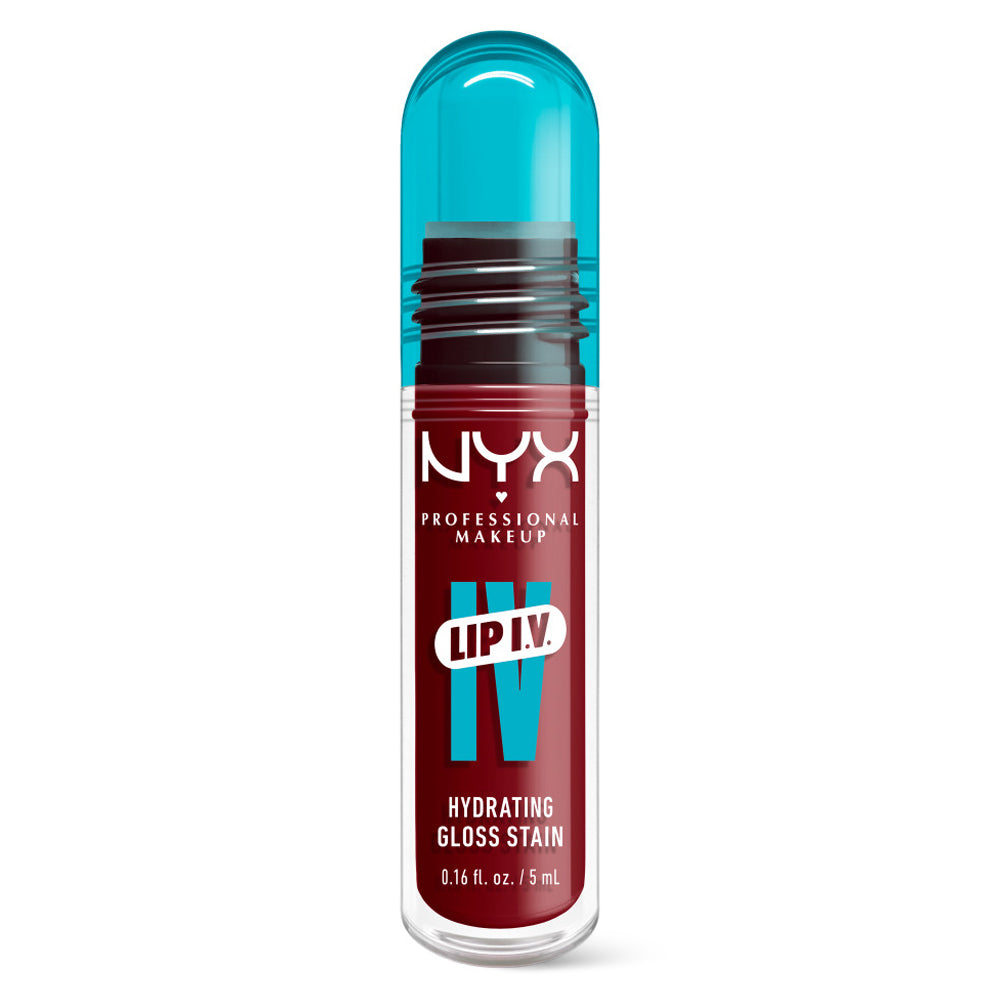 Lip gloss hidratant NYX Professional Makeup Lip IV Hydrating Gloss Stain Cranberry Splash