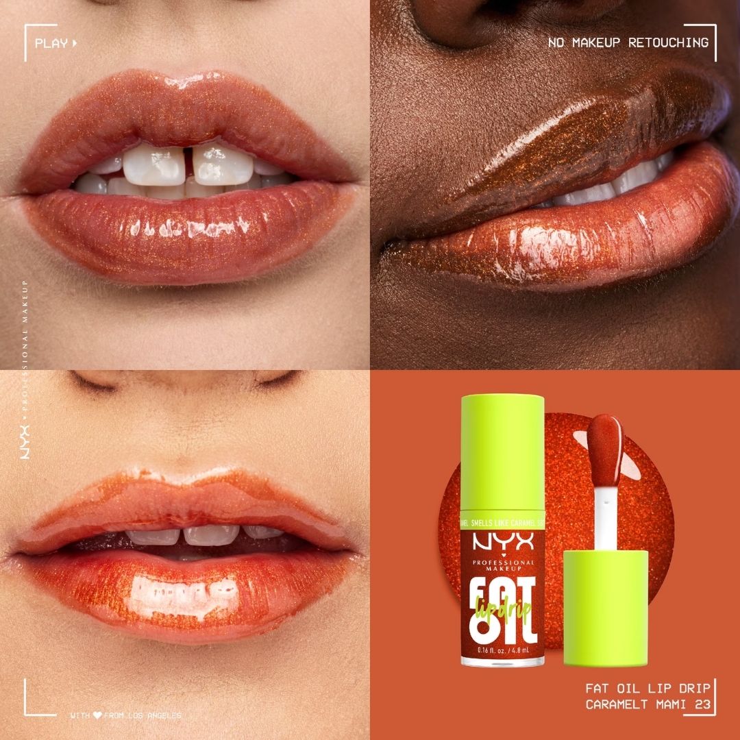 Ulei pentru buze NYX Professional Makeup Fat Oil Lip Drip Caramelt Mami