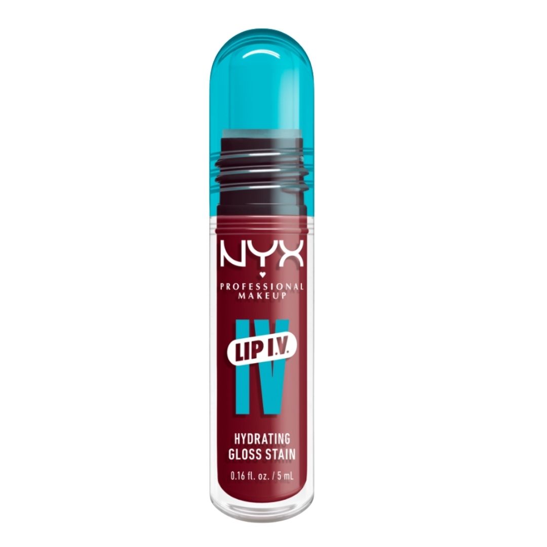 Lip gloss hidratant NYX Professional Makeup Lip IV Hydrating Gloss Stain Petal Pourin`