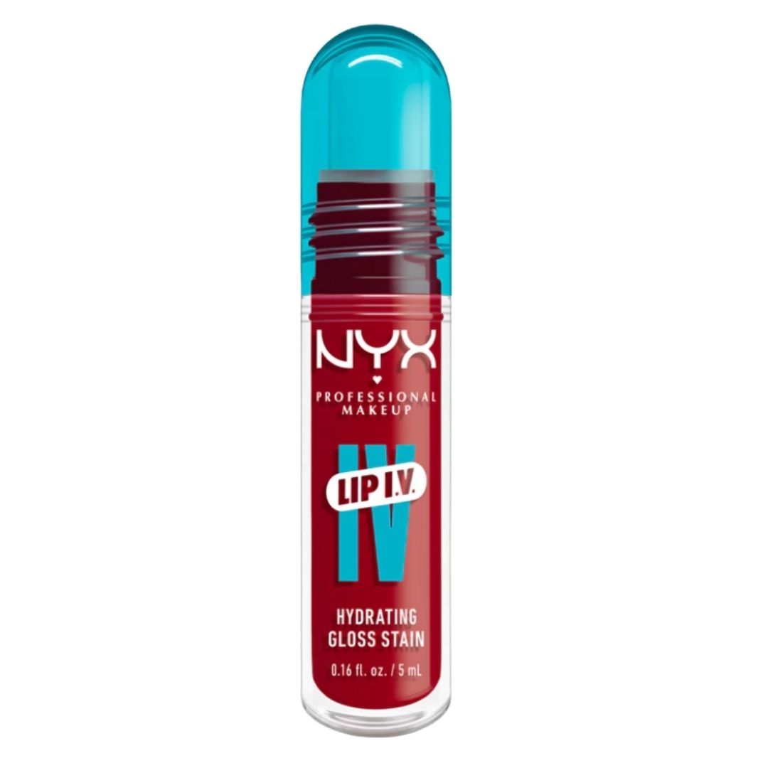 Lip gloss hidratant NYX Professional Makeup Lip IV Hydrating Gloss Stain Cherry Drenched