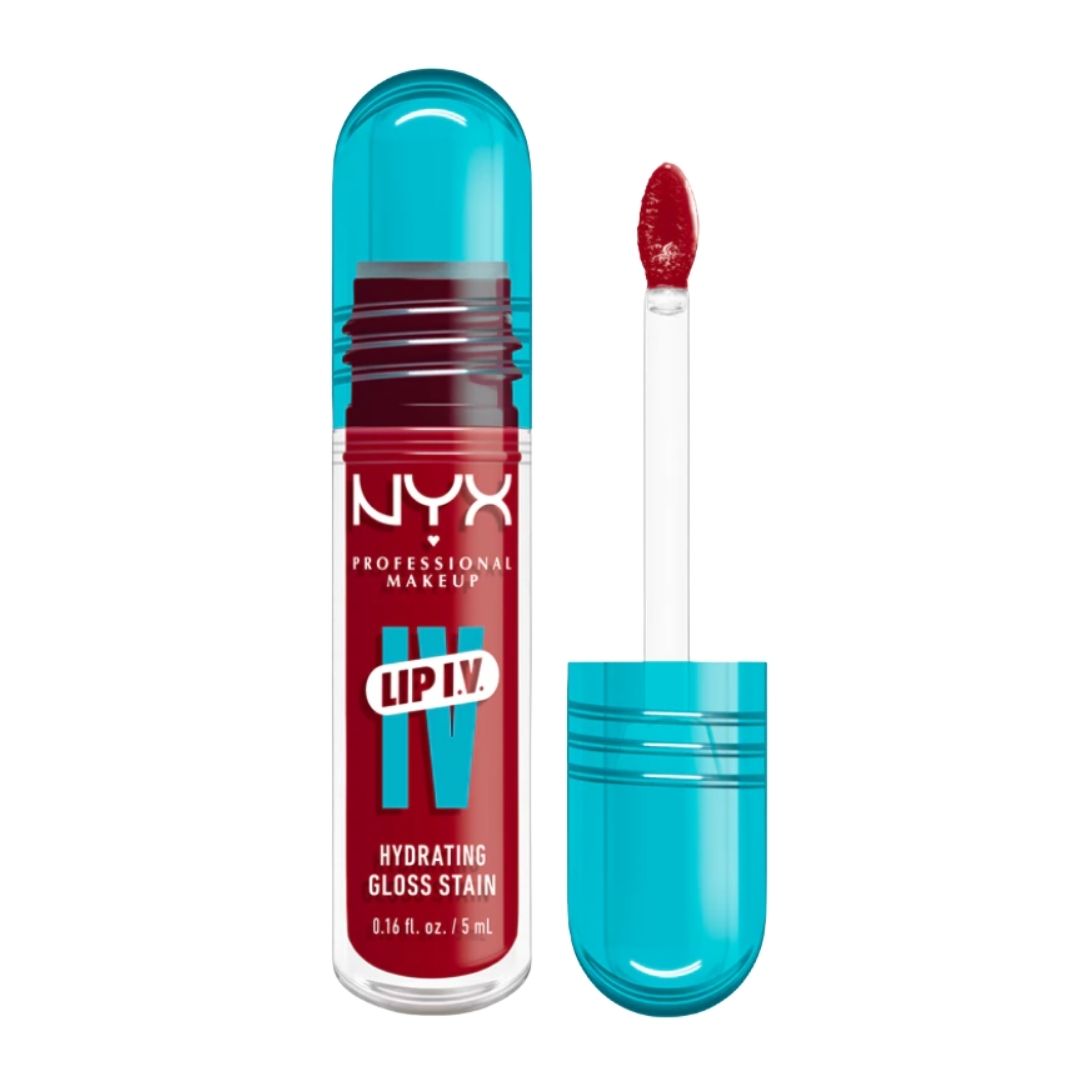 Lip gloss hidratant NYX Professional Makeup Lip IV Hydrating Gloss Stain Cherry Drenched