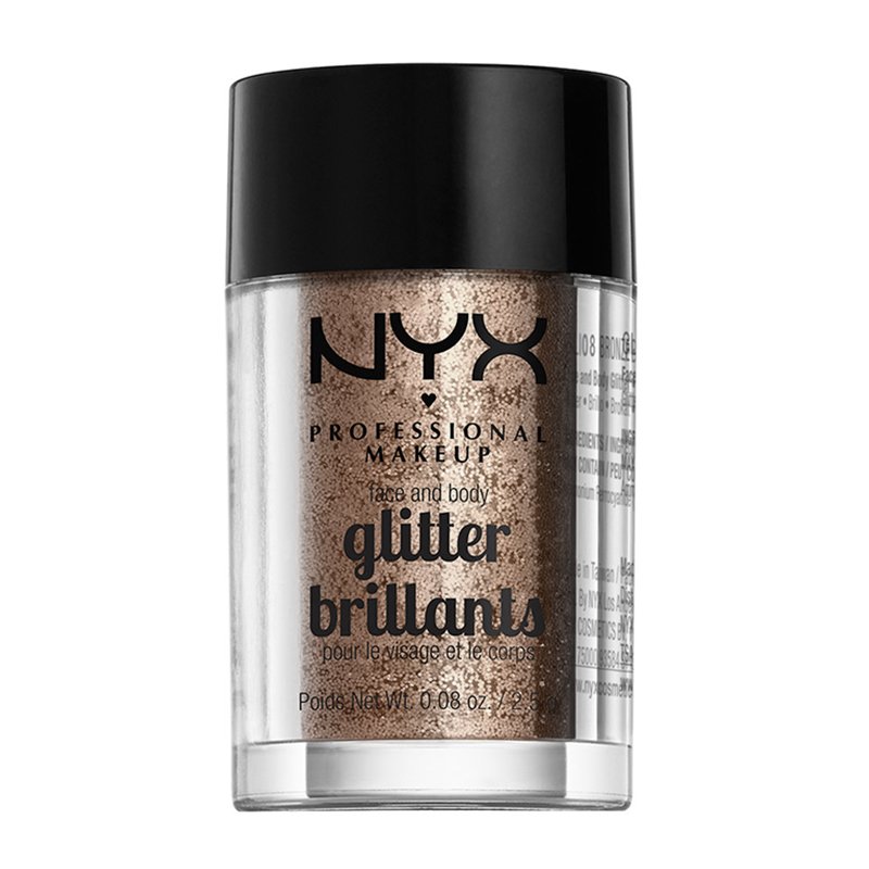 Glitter pulbere NYX Professional Makeup Face and Body Glitter Bronze