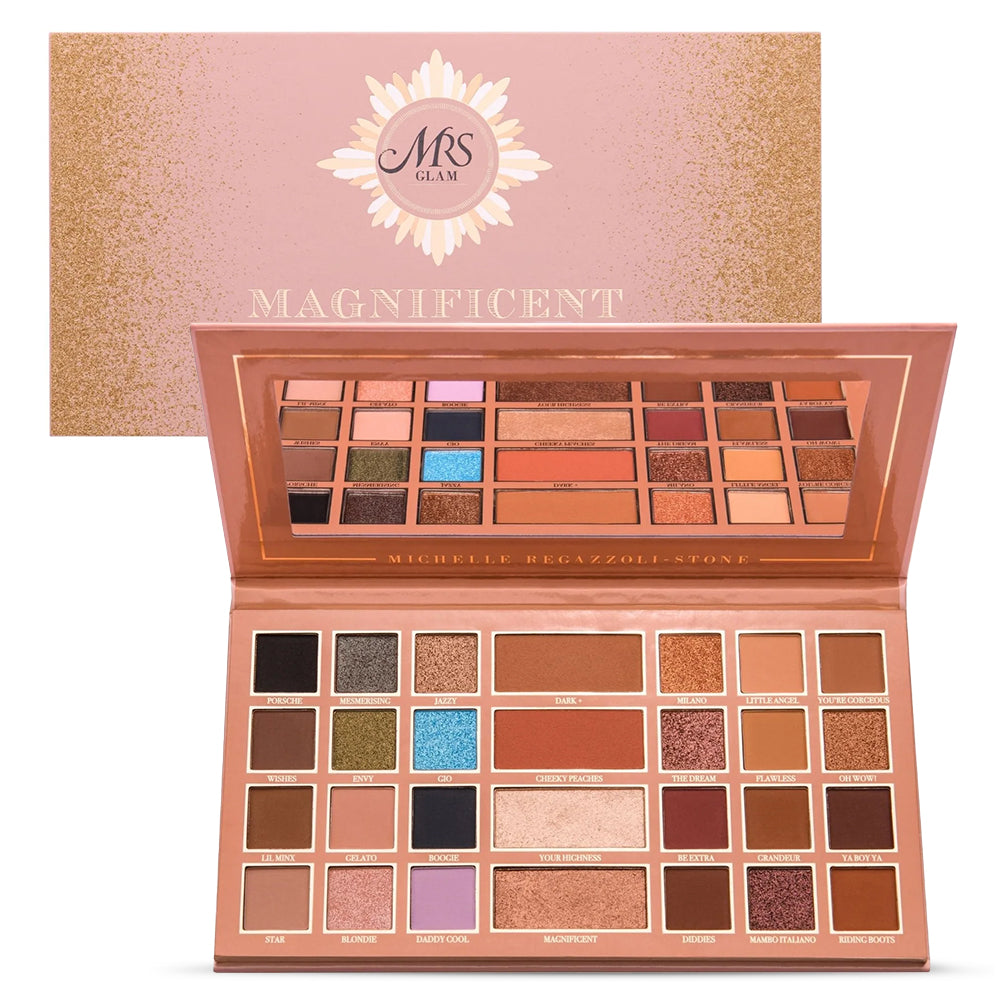 Paleta de Farduri BPerfect Mrs Glam Magnificent Palette