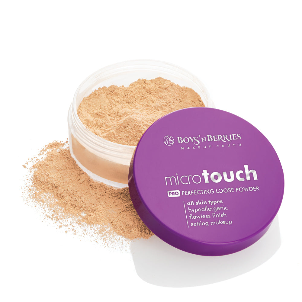 Pudra Pulbere Boys`n Berries MicroTouch Perfecting Loose Powder Summer Beige