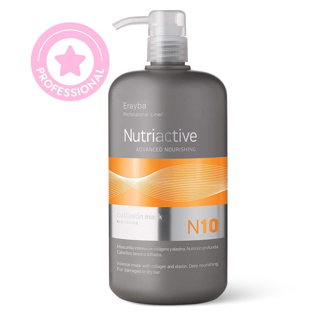 Mască intens nutritivă pentru păr cu elastină și colagen Erayba N10 Collastin Mask Intense 1000 ml