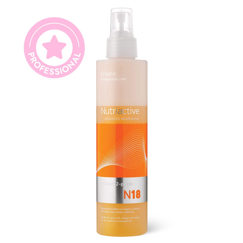 Balsam reparator și nutritiv pentru păr cu elastină și colagen Erayba N18 Collastin 2 Phase Conditioner 200 ml
