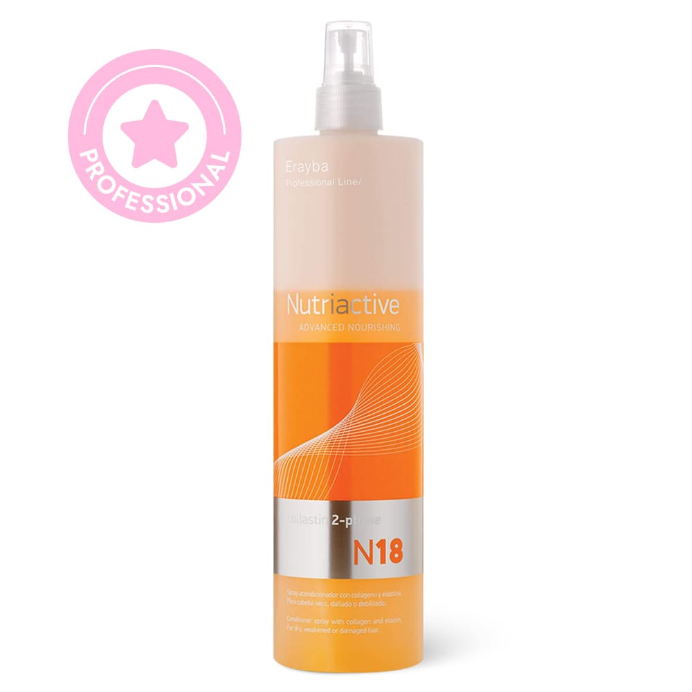Balsam reparator și nutritiv pentru păr cu elastină și colagen Erayba N18 Collastin 2 Phase Conditioner 500 ml