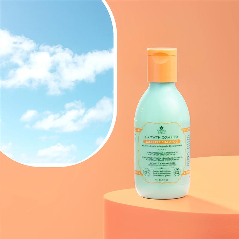 Șampon pentru creșterea părului Nature Spell Hair Growth Conditioner Travel Size