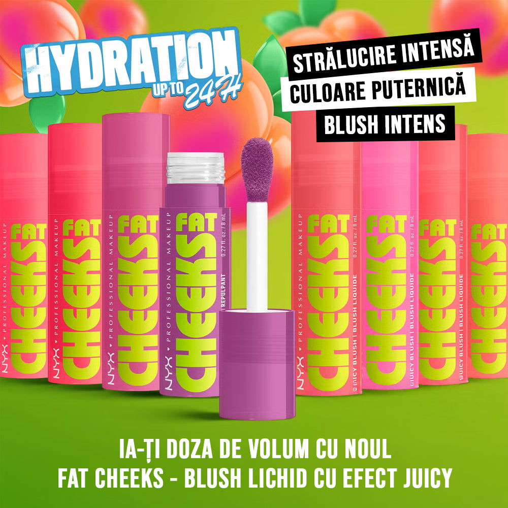 Blush Lichid NYX Professional Makeup Fat Cheeks Juicy Liquid Blush