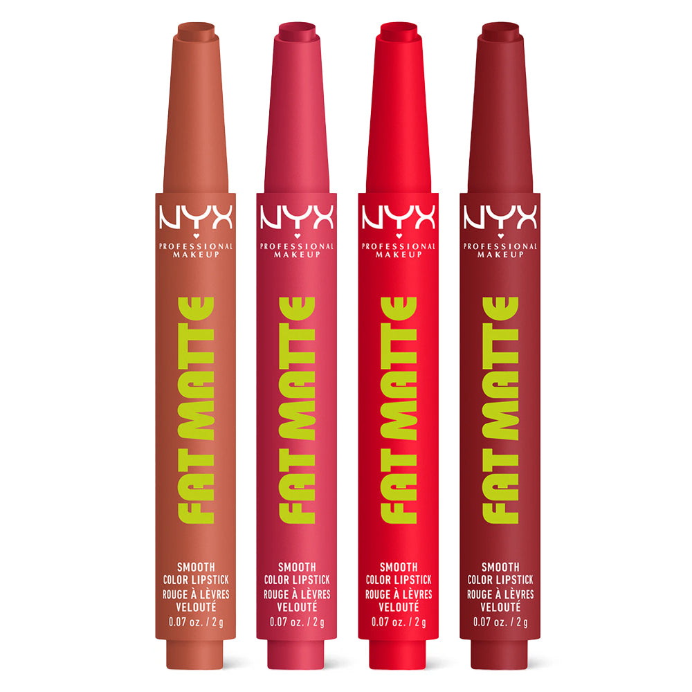 Ruj mat NYX Professional Makeup Fat Matte Smooth Color Lipstick