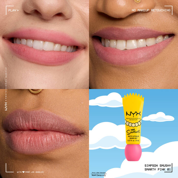 Balsam de buze mat NYX Professional Makeup The Simpsons Matte Lip Balm
