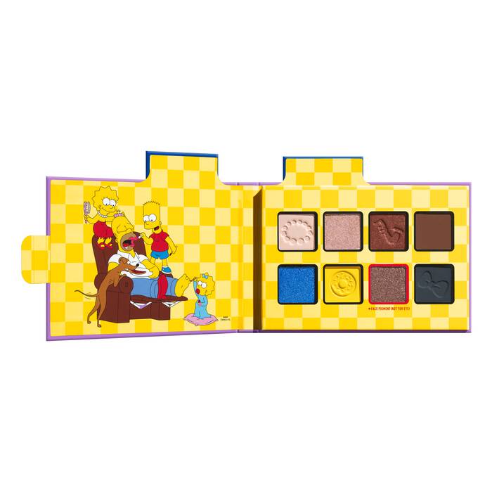 Paletă de farduri pentru ochi NYX Professional Makeup The Simpsons Color Palette