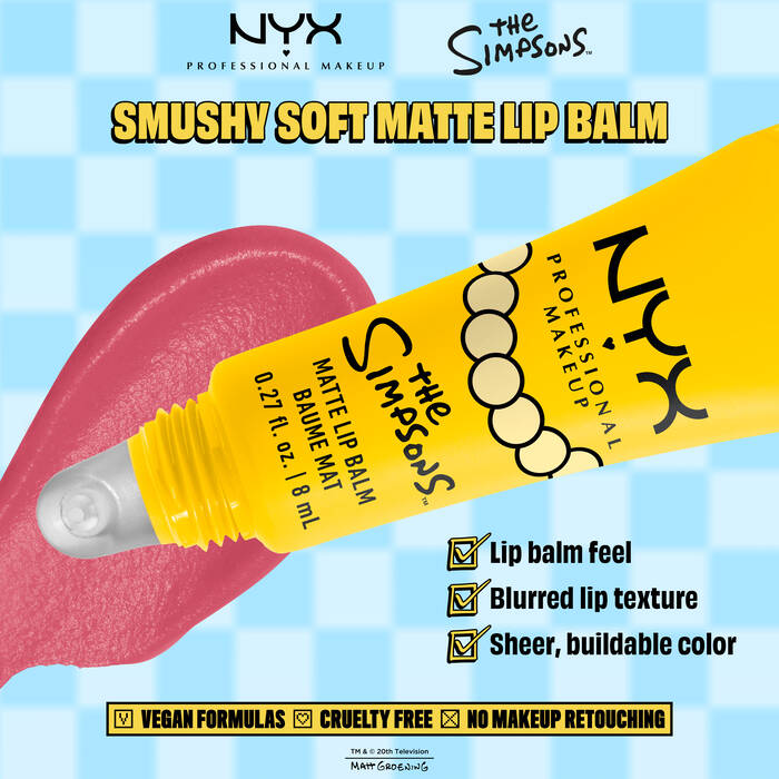 Balsam de buze mat NYX Professional Makeup The Simpsons Matte Lip Balm