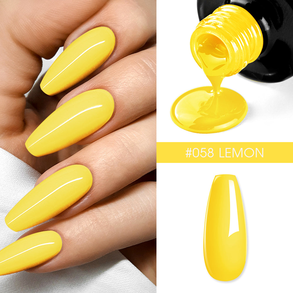 Oja Semipermanenta BO.NAIL Soakable Gel Polish #058 Lemon