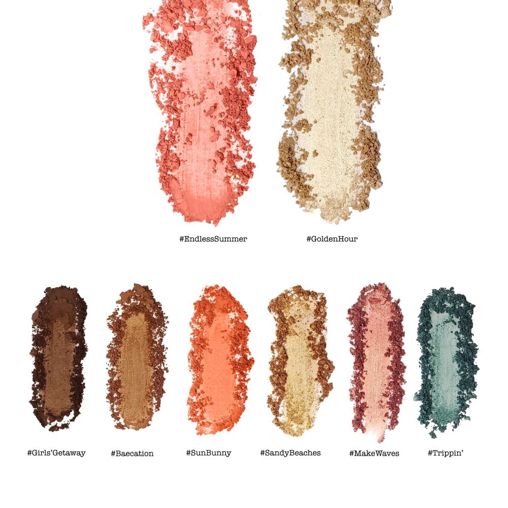 Paleta multifunctionala theBalm Voyage Gold Coast Face Palette