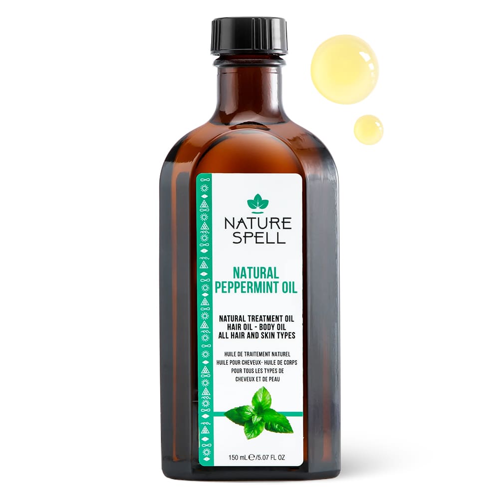 Ulei de Mentă pentru stimularea scalpului Nature Spell Peppermint Oil for Hair and Skin