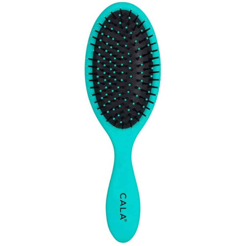 Perie pentru Par Umed & Uscat CALA Soft Touch Oval Hair Brush - Mint