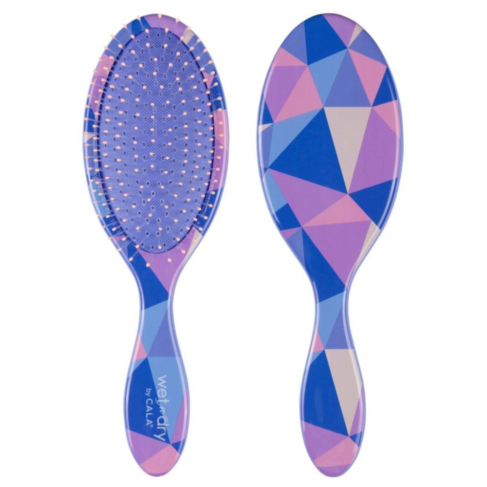 Perie pentru Parul Umed & Uscat CALA Wet-n-Dry Hair Brush - Kaleidescope