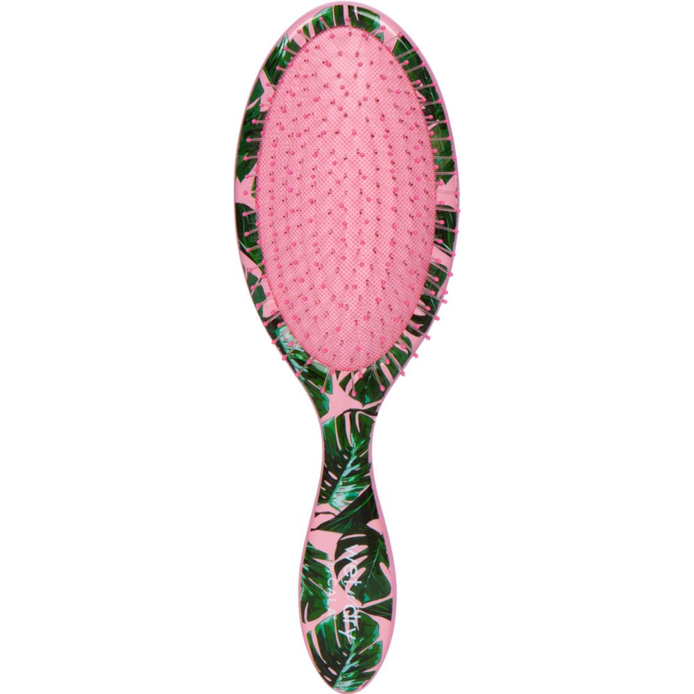 Perie pentru Parul Umed & Uscat CALA Wet-n-Dry Hair Brush - Tropical Palm