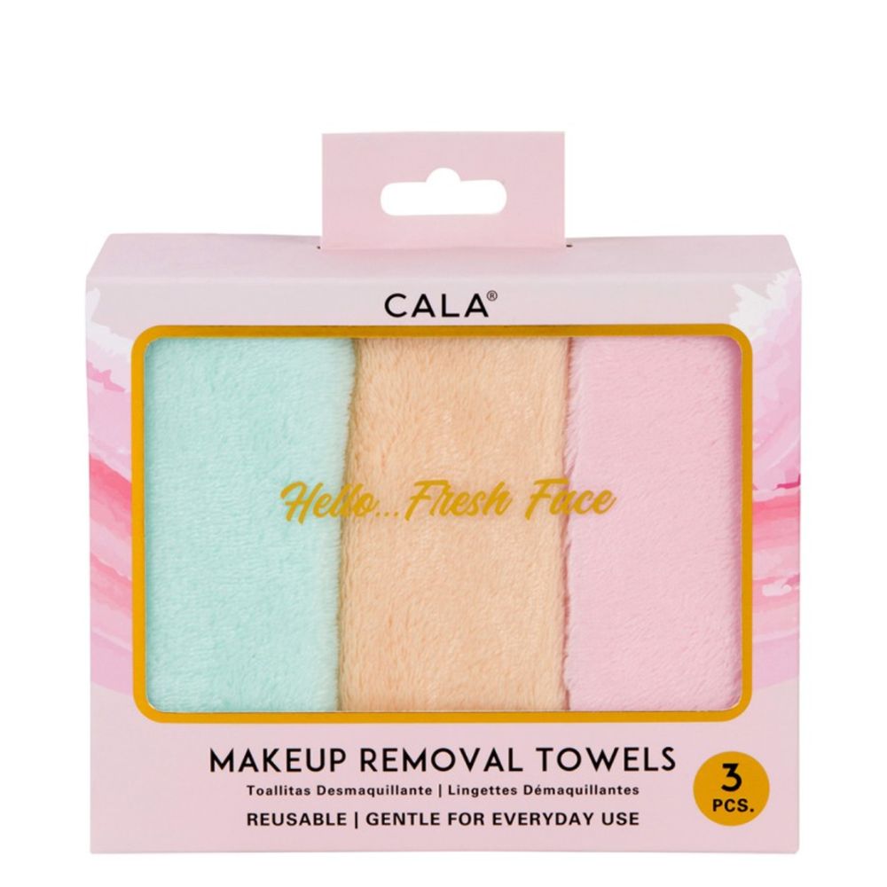 Set 3 Prosoape pentru Indepartarea Machiajului Cala Makeup Removal Towels