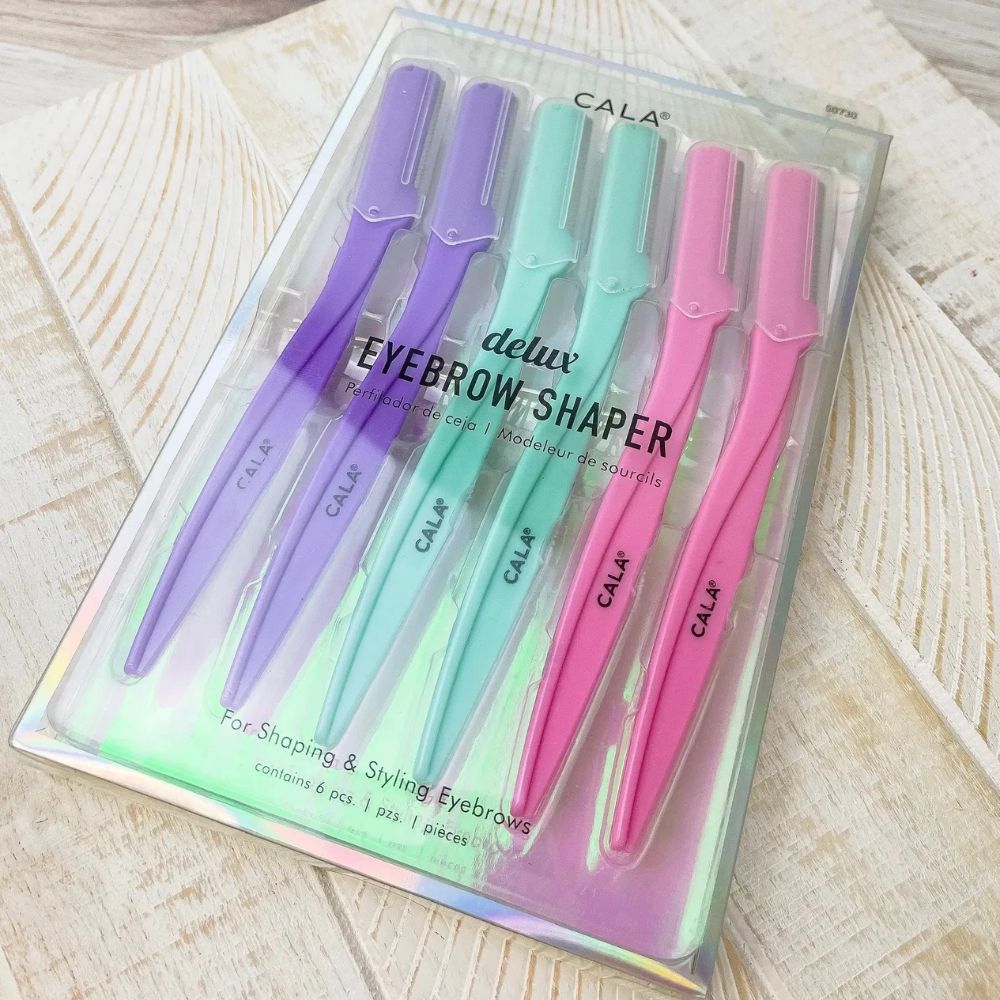 Set 6 Trimmere pentru Parul Facial Cala Delux Eyebrow Shaper