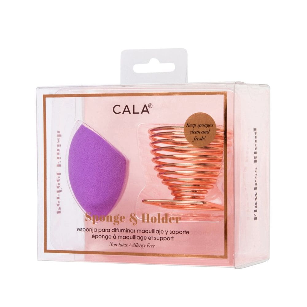 Set Buretel + Suport Cala Blending Sponge & Holder Purple