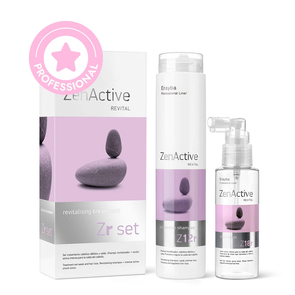 Set pentru Tratament Anti-Căderea Părului Erayba Zen Active ZR Revitalising Treatment Set