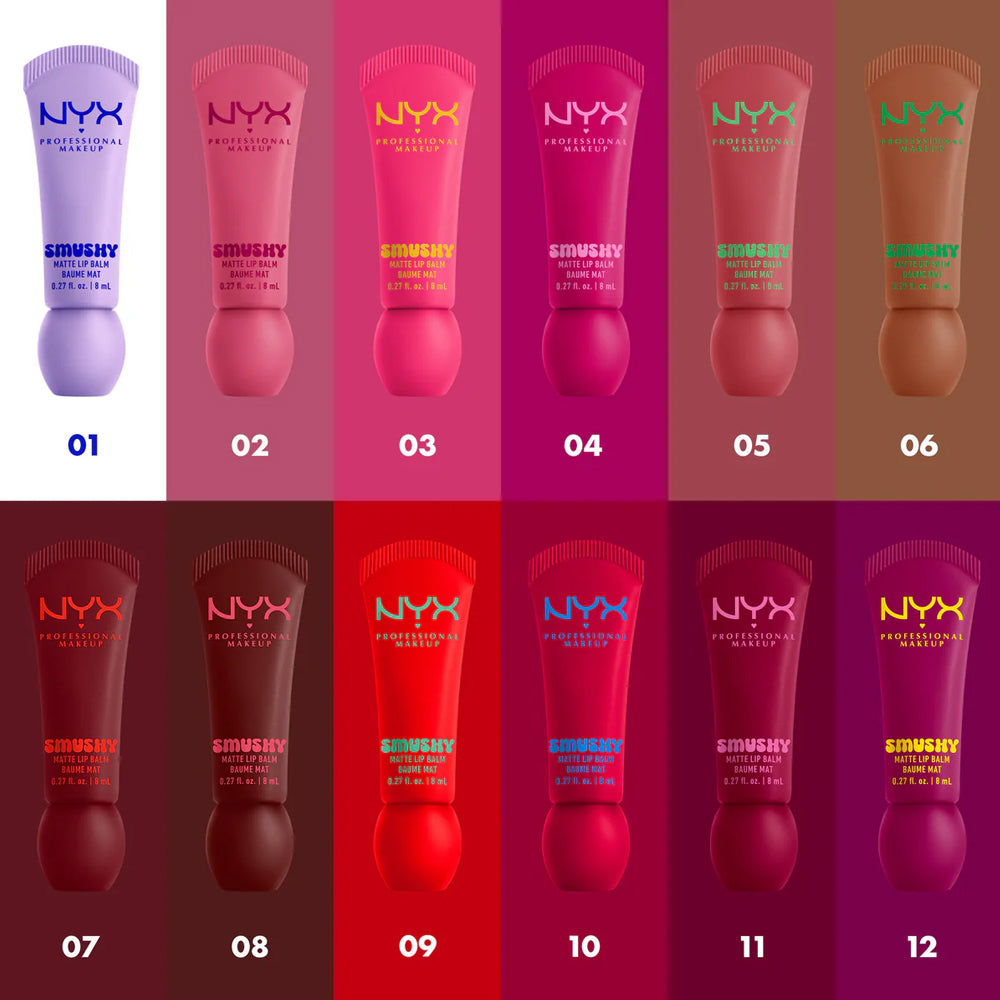 Balsam de Buze Mat Nyx Professional Makeup Smushy Matte Lip Balm