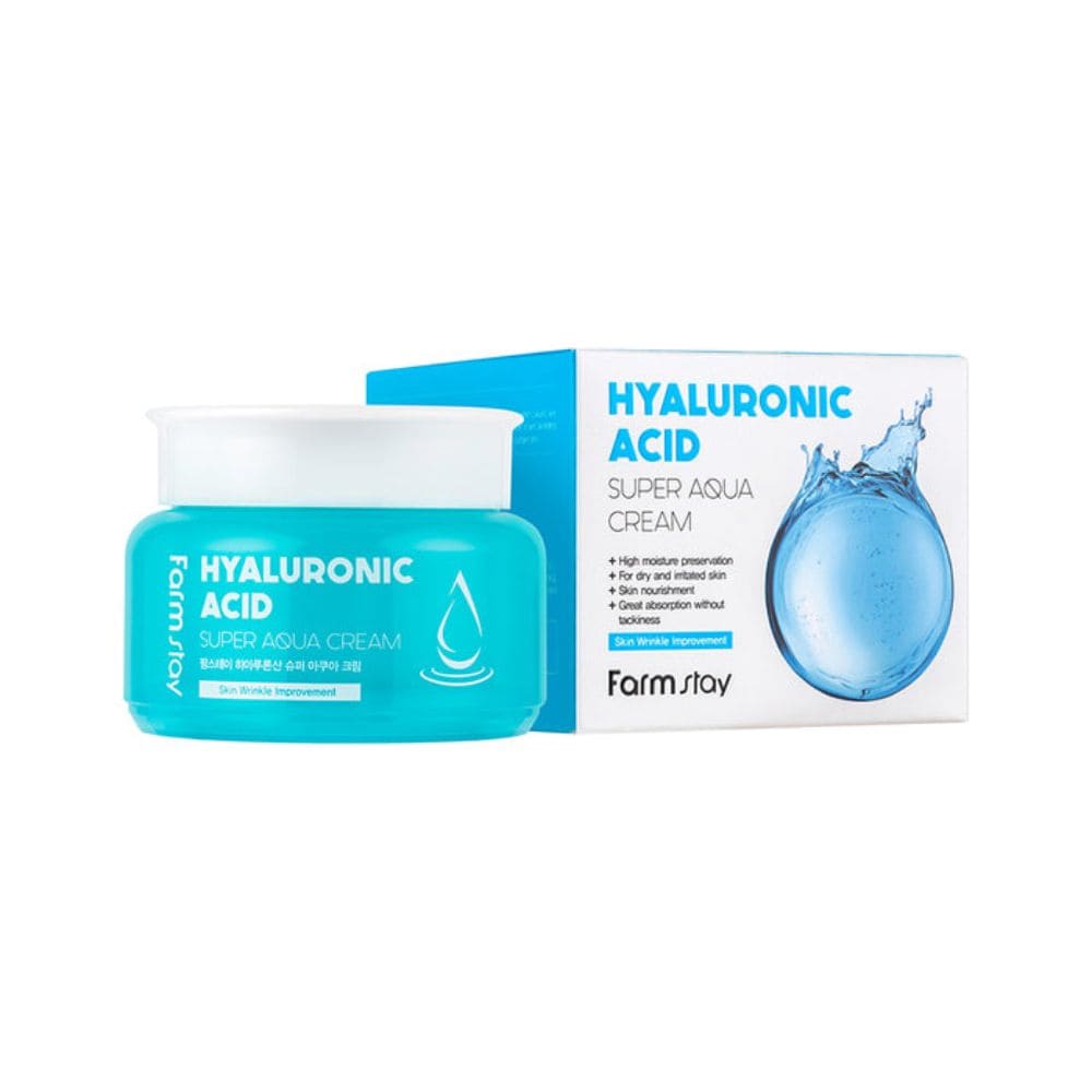 Crema Hidratanta Farmstay Hyaluronic Acid Super Aqua Cream