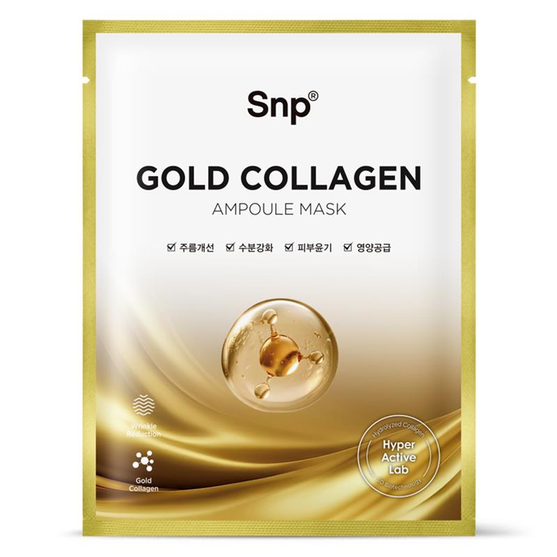 Masca Anti-Aging SNP Gold Collagen Ampoule Mask