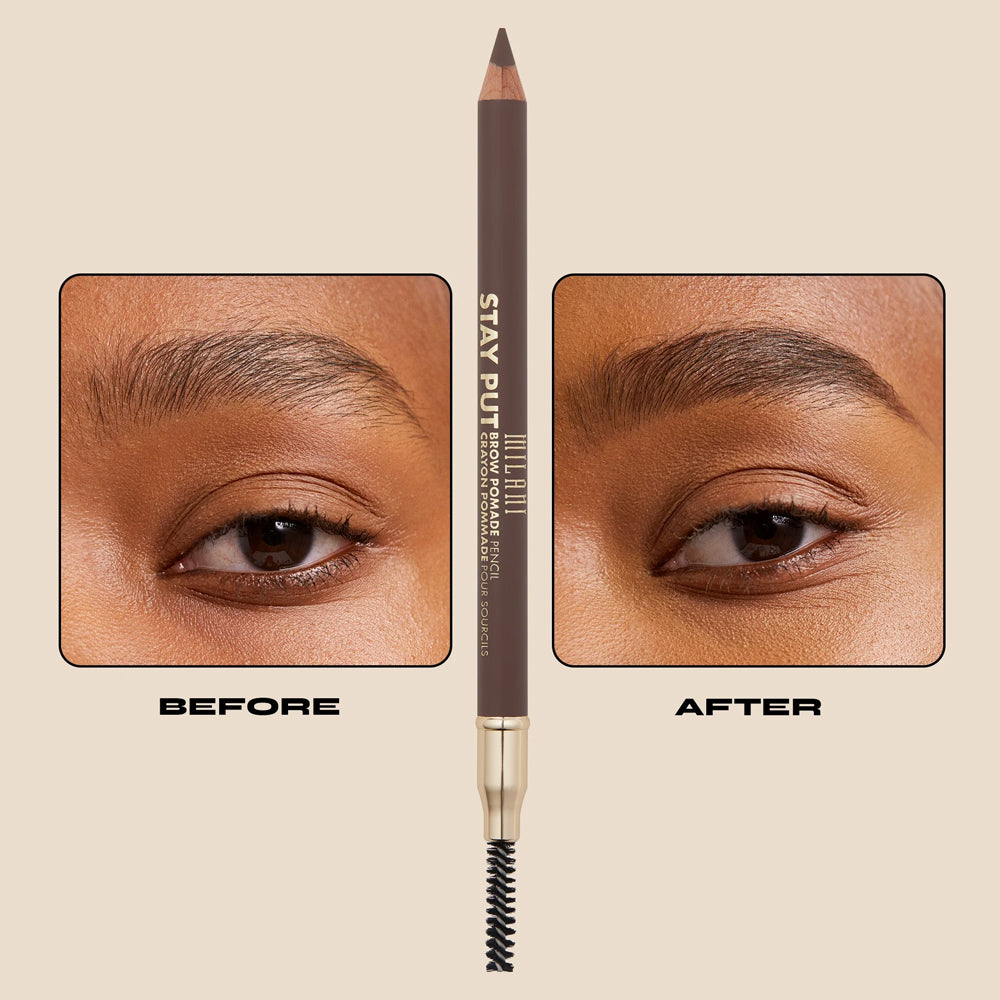 Creion Sprancene Milani Stay Put Brow Pomade Pencil Medium Brown