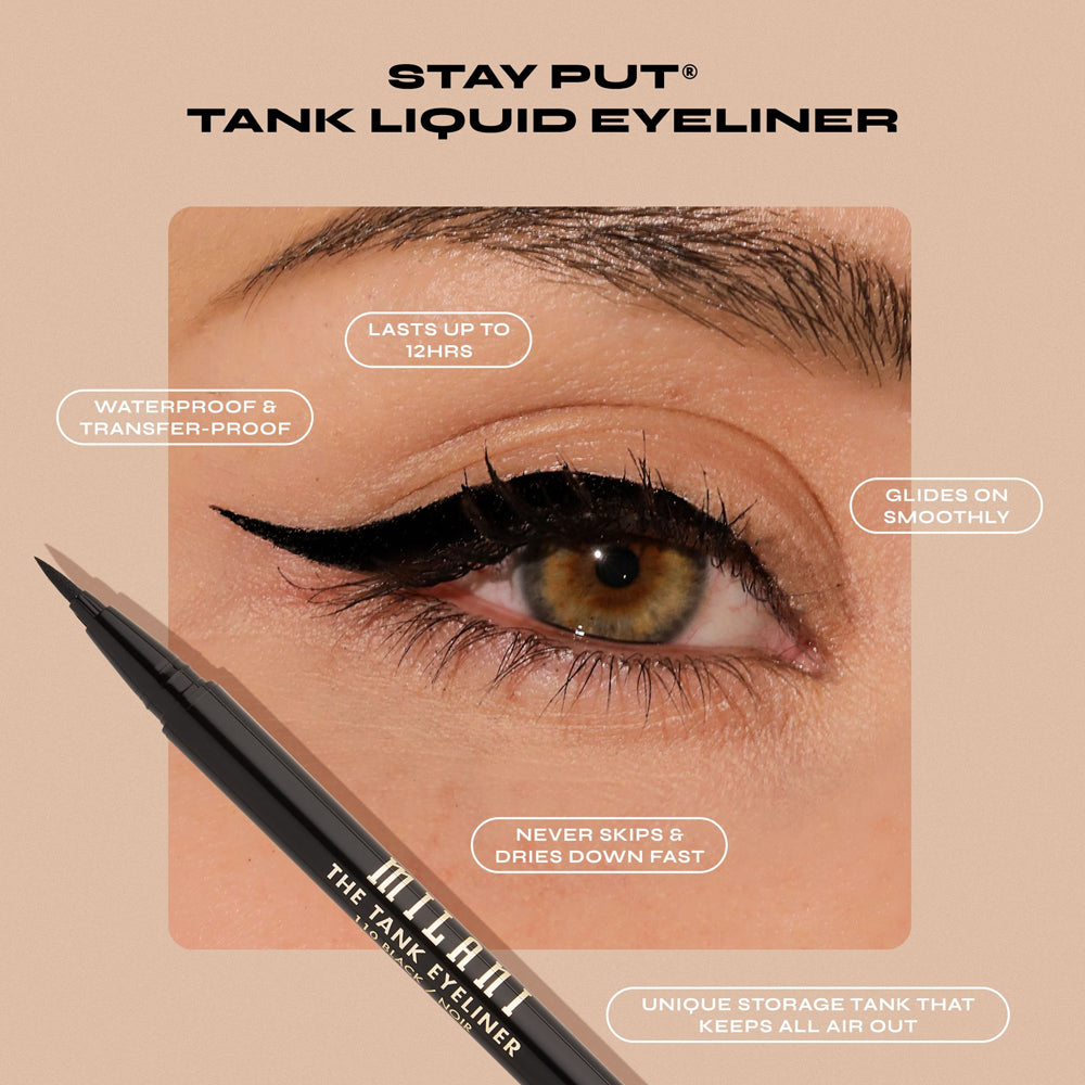 Tus de ochi Milani The Tank Liquid Eyeliner Black
